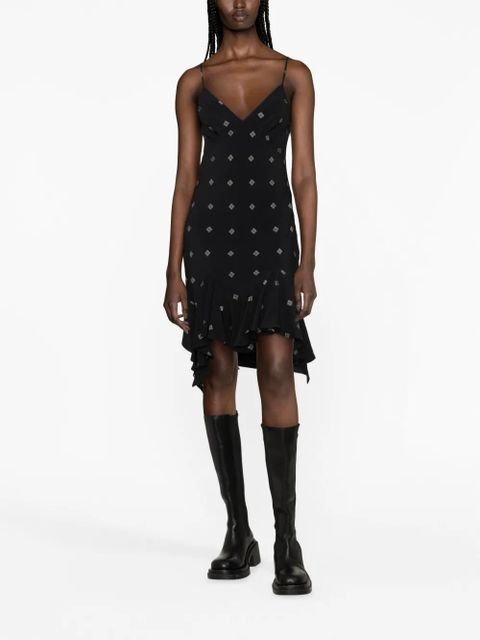 Givenchy 4G silk short dress - Black