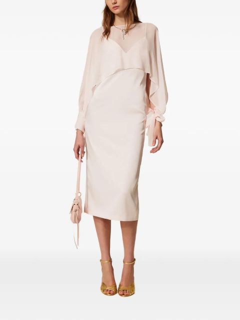 TWINSET bow-detail cropped blouse - Pink - zdjęcie produktu nr 2