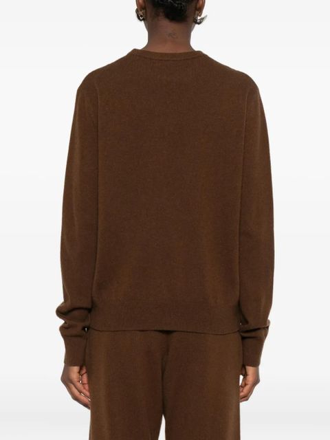 ENTIRE STUDIOS crew-neck long-sleeve sweater - Brown