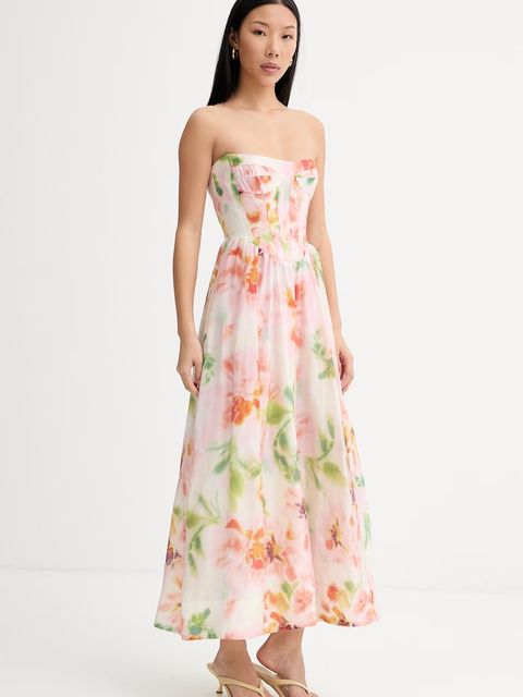 Bardot sukienka gorsetowa z lyocellem - zdjęcie produktu nr 1