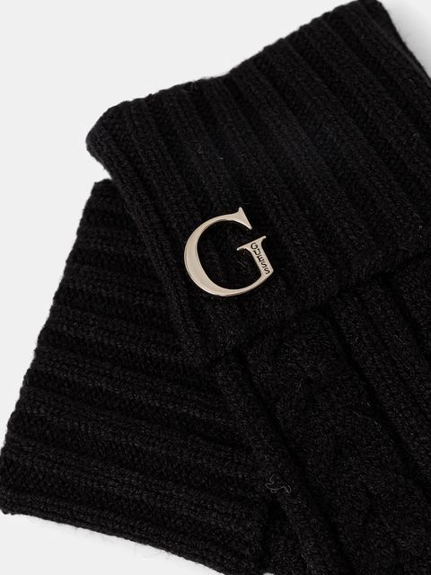 Guess rękawiczki damskie kolor czarny AW5382 POL02 - zdjęcie produktu nr 2