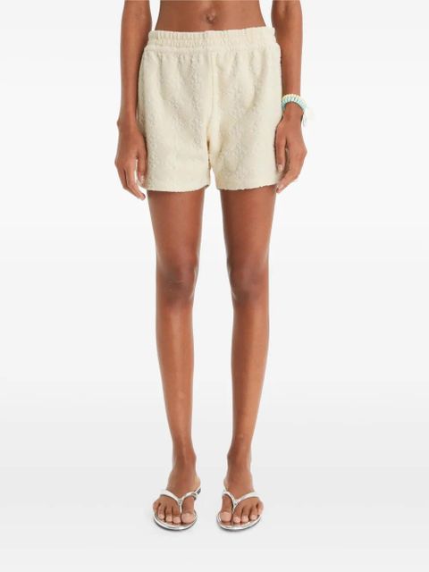 Tory Burch logo-jacquard shorts - Neutrals