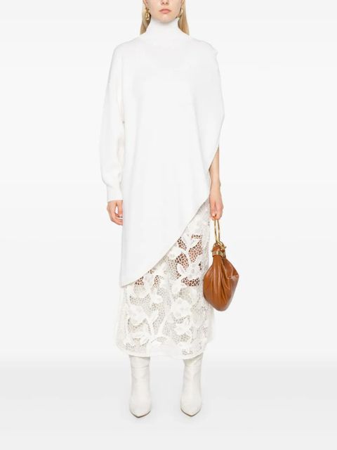 ZIMMERMANN crochet midi skirt - White