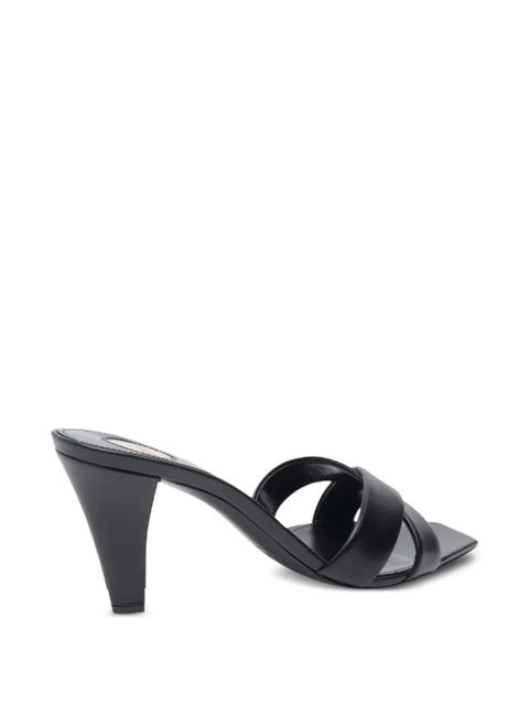 Saint Laurent 75mm Jill mules - Black