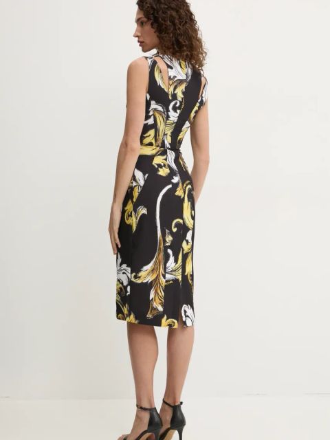 Versace Jeans Couture sukienka kolor czarny mini dopasowana 78HAO9B3 NS636