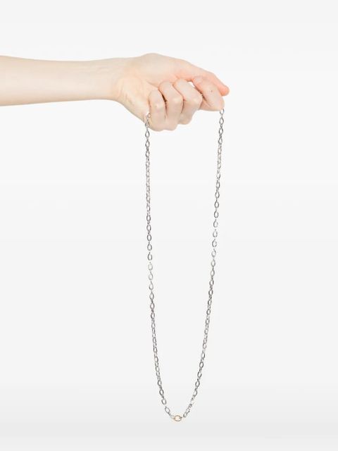 TOTEME bi-colour chain necklace - Silver