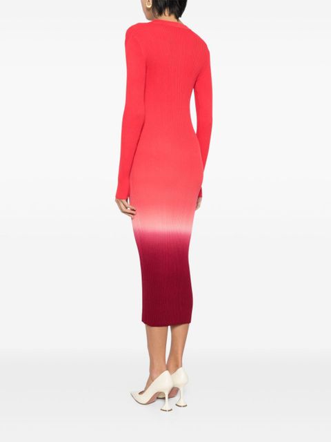 STAUD Shoko sweater dress - Red