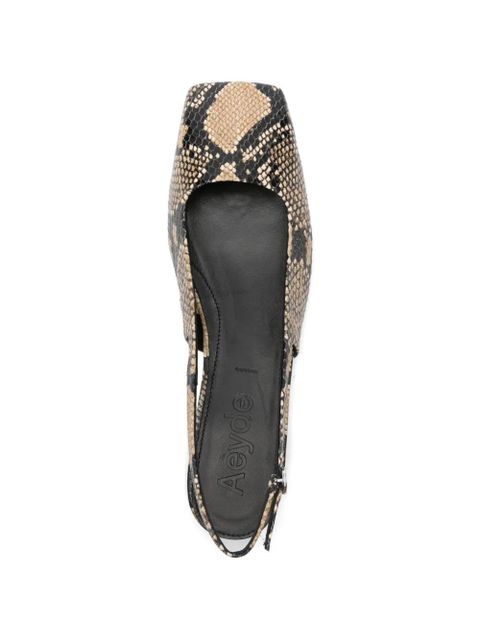 Aeyde Liya print liya pumps - Neutrals