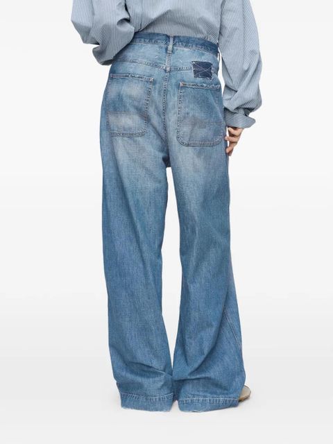 Maison Margiela wide-leg jeans - Blue