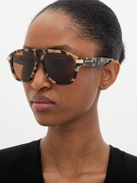 Michael Kors okulary przeciwsłoneczne pilotki damskie - zdjęcie produktu nr 1