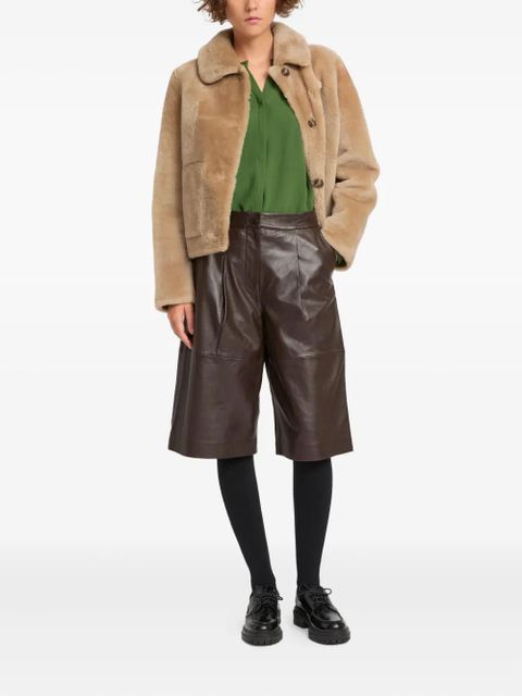 Yves Salomon shearling jacket - Neutrals