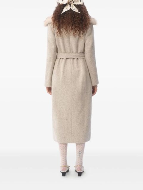 Valentino Garavani virgin-wool coat - Neutrals