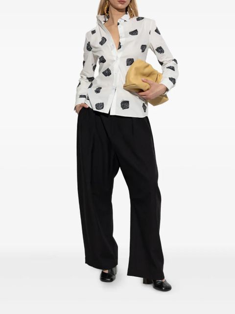 Marni floral-print shirt - White - zdjęcie produktu nr 2