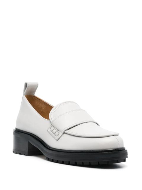 Aeyde Ruth 40mm round-toe loafers - Grey