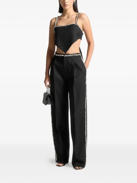 Manière De Voir Eloise embellished-strap top - Black