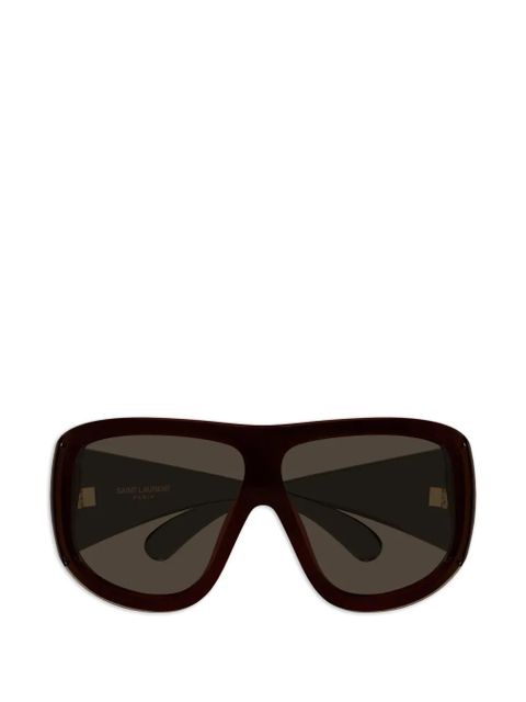 Saint Laurent Eyewear SL 914 geometric-frame sunglasses - Brown - zdjęcie produktu nr 1
