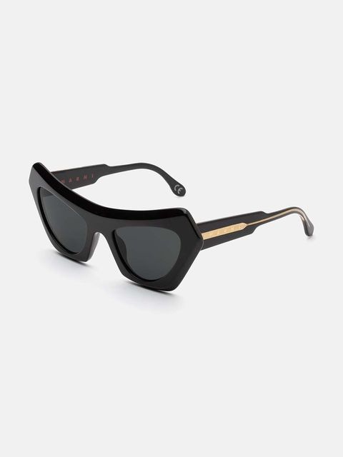 Marni okulary przeciwsłoneczne Devil's Pool Black damskie kolor czarny EYMRN00025.001.ZTJ - zdjęcie produktu nr 2