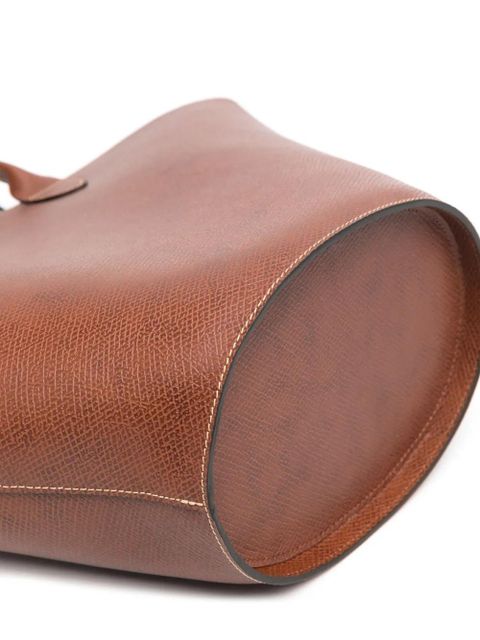 Longchamp XL Épure leather tote bag - Brown