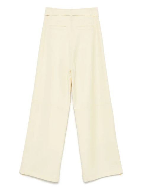 AMI Paris wide-leg trousers - Yellow