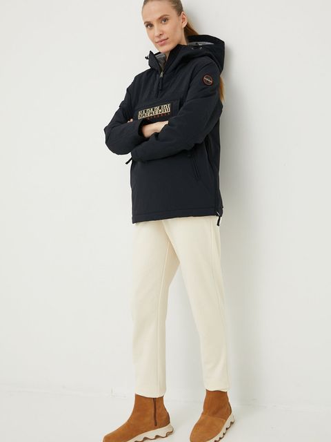 Napapijri kurtka damska kolor czarny zimowa - zdjęcie produktu nr 2