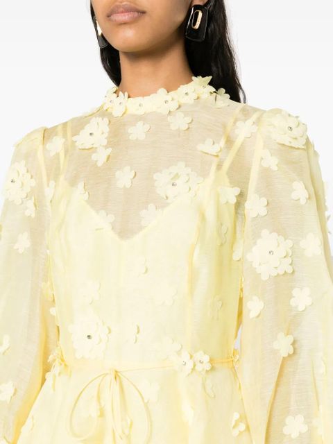 ZIMMERMANN Matchmaker Lift Off minidress - Yellow