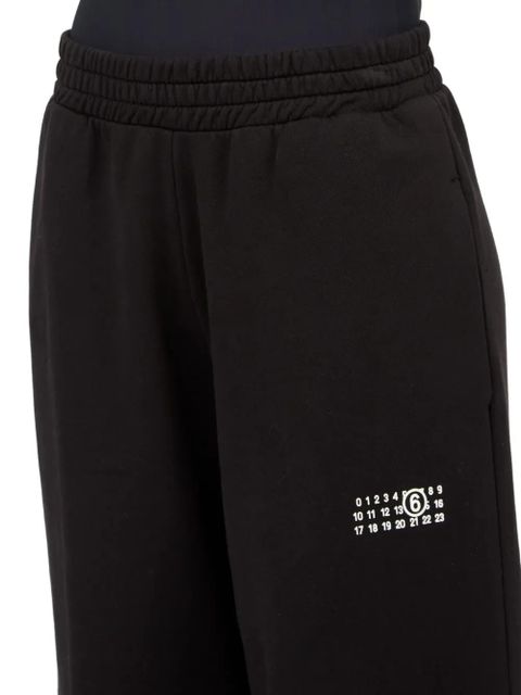 MM6 Maison Margiela cotton track pants - Black