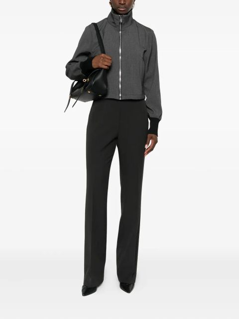 PINKO cropped bomber jacket - Grey - zdjęcie produktu nr 2