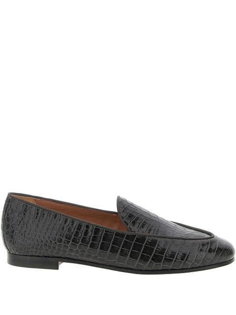 Aquazzura Guanto leather loafers - Black - zdjęcie produktu nr 1