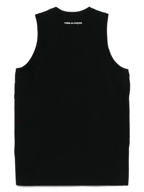 Comme Des Garçons cotton tank top - Black - zdjęcie produktu nr 2