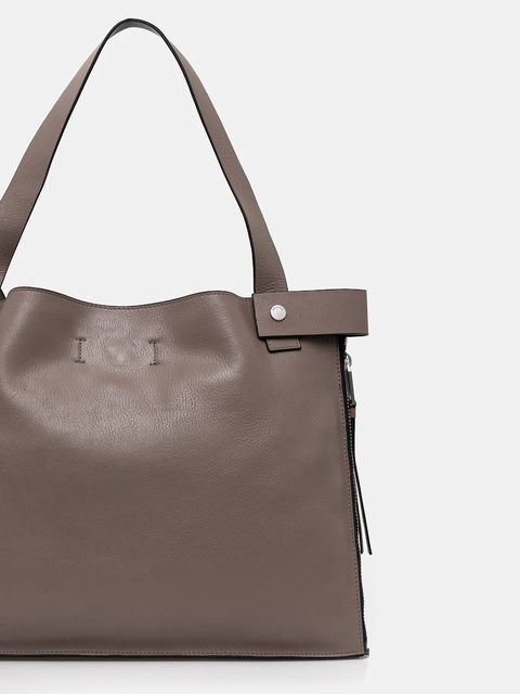 AllSaints torebka zamszowa MARLO - zdjęcie produktu nr 2