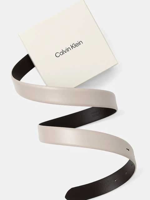 Calvin Klein pasek skórzany damski kolor biały LV04F7054G - zdjęcie produktu nr 2