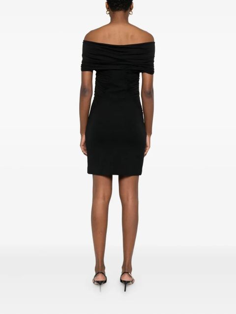 Max Mara off-shoulder mini dress - Black