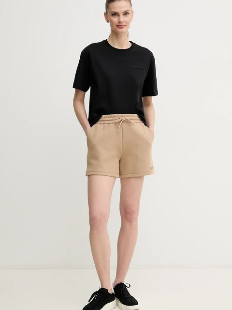 MACKAGE szorty damskie kolor beżowy gładkie medium waist SUMMER.R - zdjęcie produktu nr 2