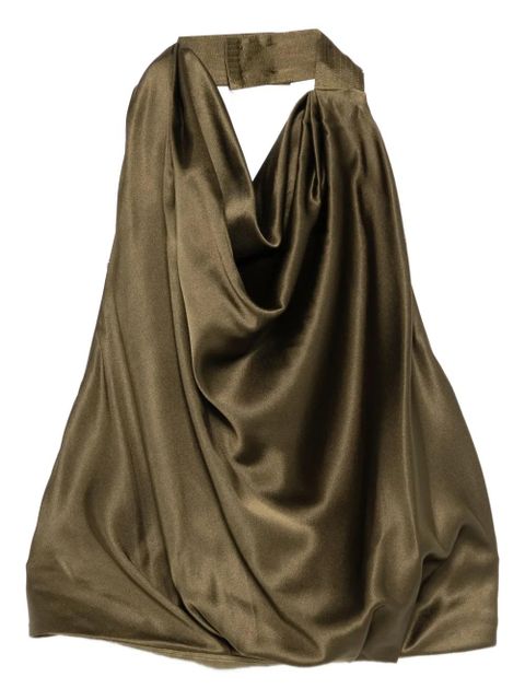 Cult Gaia Adienne draped halterneck top - Green - zdjęcie produktu nr 1
