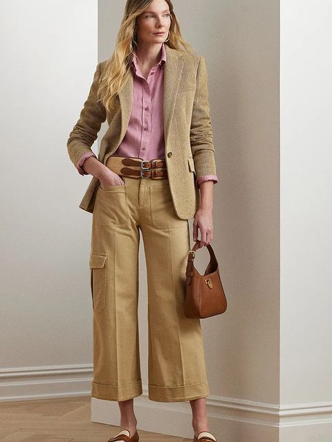 Lauren Ralph Lauren spodnie bawełniane