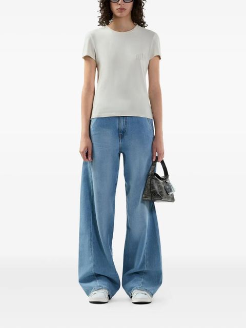 GCDS logo-detail T-shirt - Neutrals