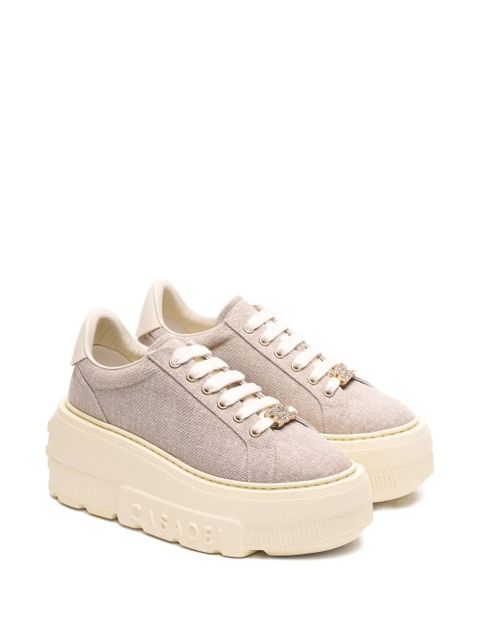Casadei Nexus Solar Eclipse platform logo sneakers - Neutrals - zdjęcie produktu nr 2