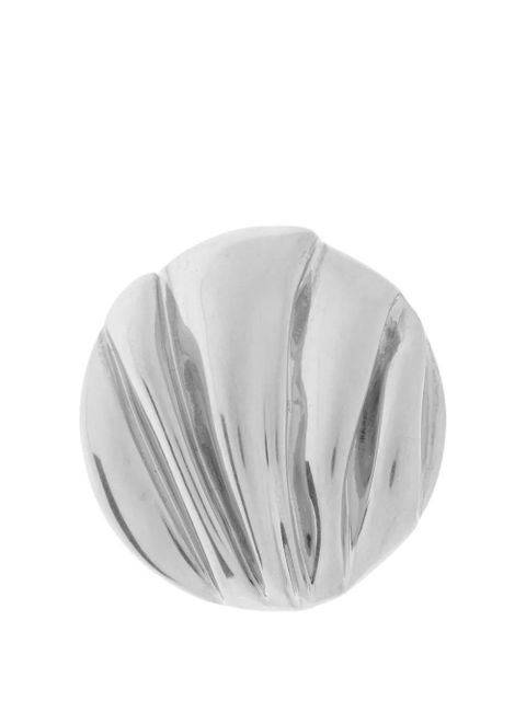 Chloé Pleats clip-on earrings - Silver
