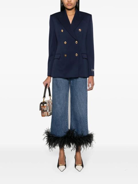 Versace Medusa Head-buttons wool blazer - Blue - zdjęcie produktu nr 2