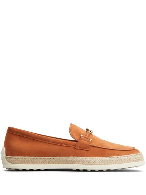Tod's Gomma raffia loafers - Orange - zdjęcie produktu nr 1
