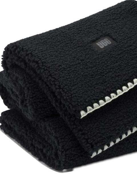 UGG logo-detail scarf - Black - zdjęcie produktu nr 2