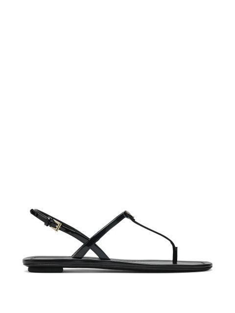 Prada logo-plaque sandals - Black - zdjęcie produktu nr 1