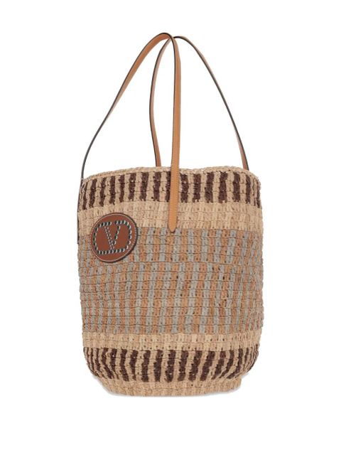 Valentino Garavani medium VLogo Signature shoulder bag - Neutrals