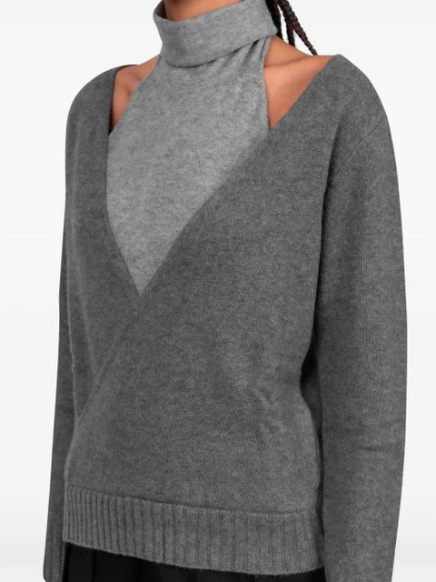 Gimaguas Zante cut-out sweater - Grey
