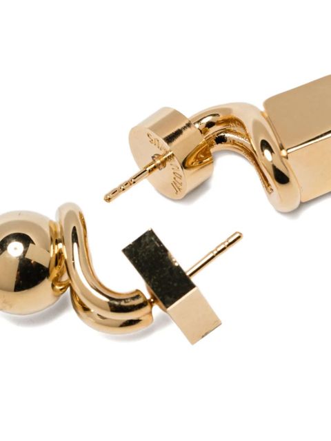 Jacquemus The Nodo shape-embellished earrings - Gold