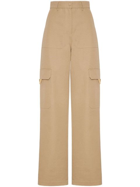 Valentino Garavani canvas cargo trousers - Neutrals - zdjęcie produktu nr 1