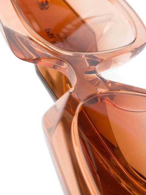 Prada Eyewear rectangle sunglasses - Brown