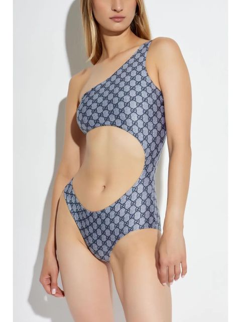 Gucci GG stretch-jersey swimsuit - Blue