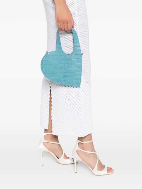 Coperni mini heart-shape tote bag - Blue