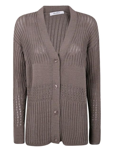 Max Mara March knitted button-up cardigan - Neutrals - zdjęcie produktu nr 1